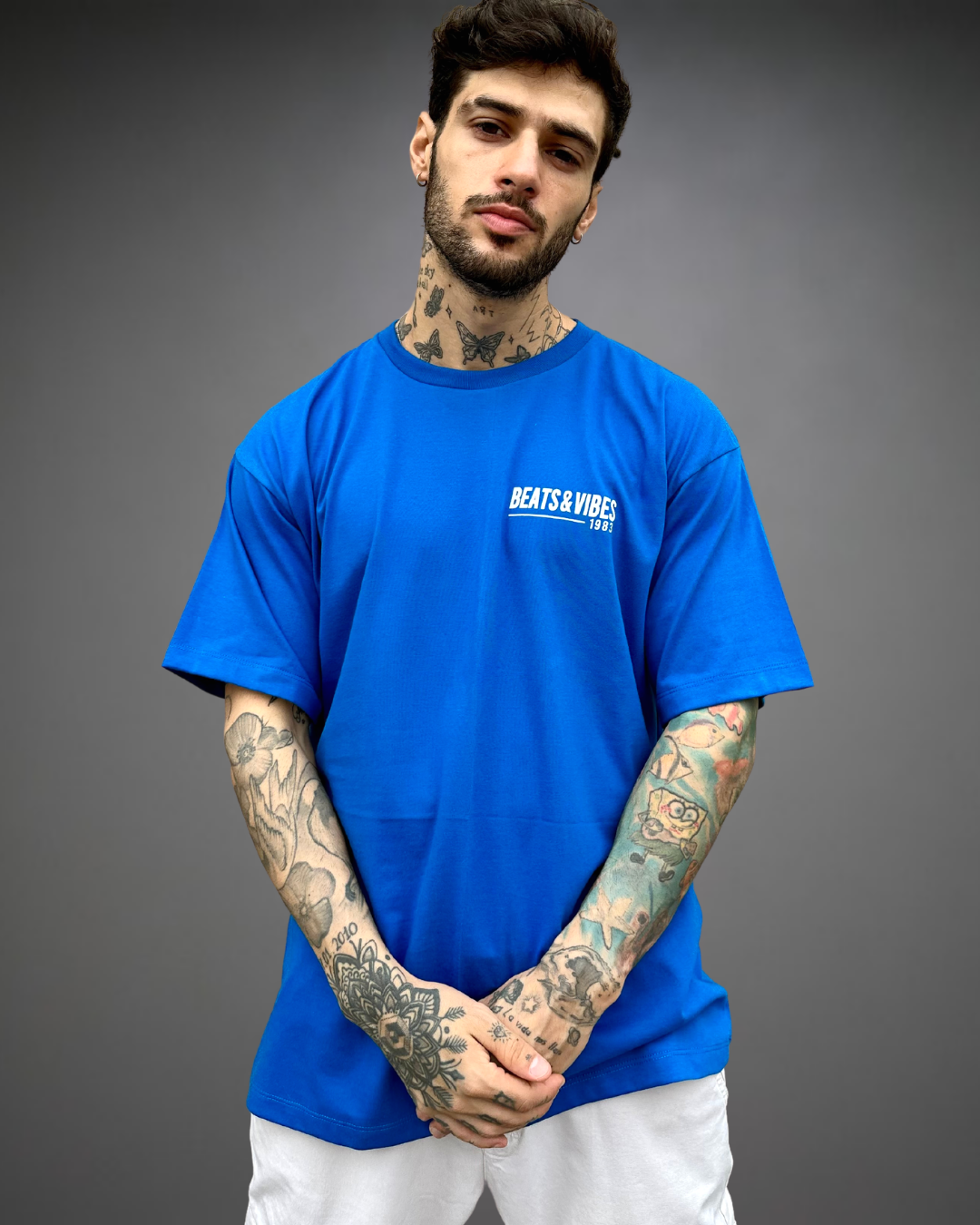 Polo Hombre Oversize B&V For Life - Azul