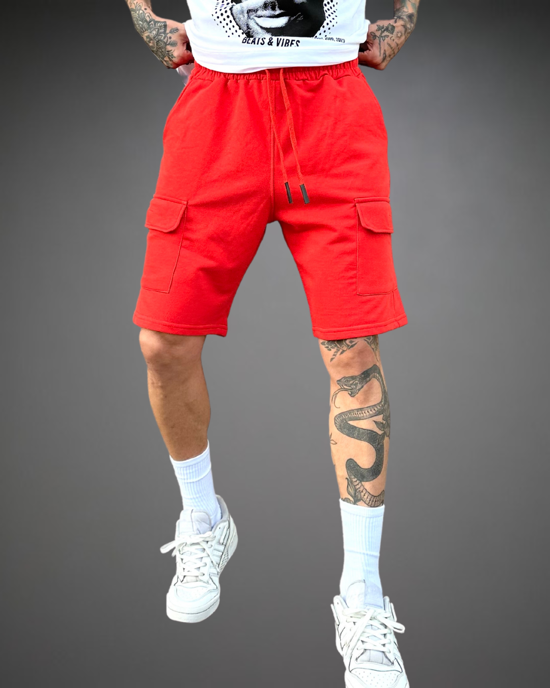 Short CARGO Hombre - Rojo