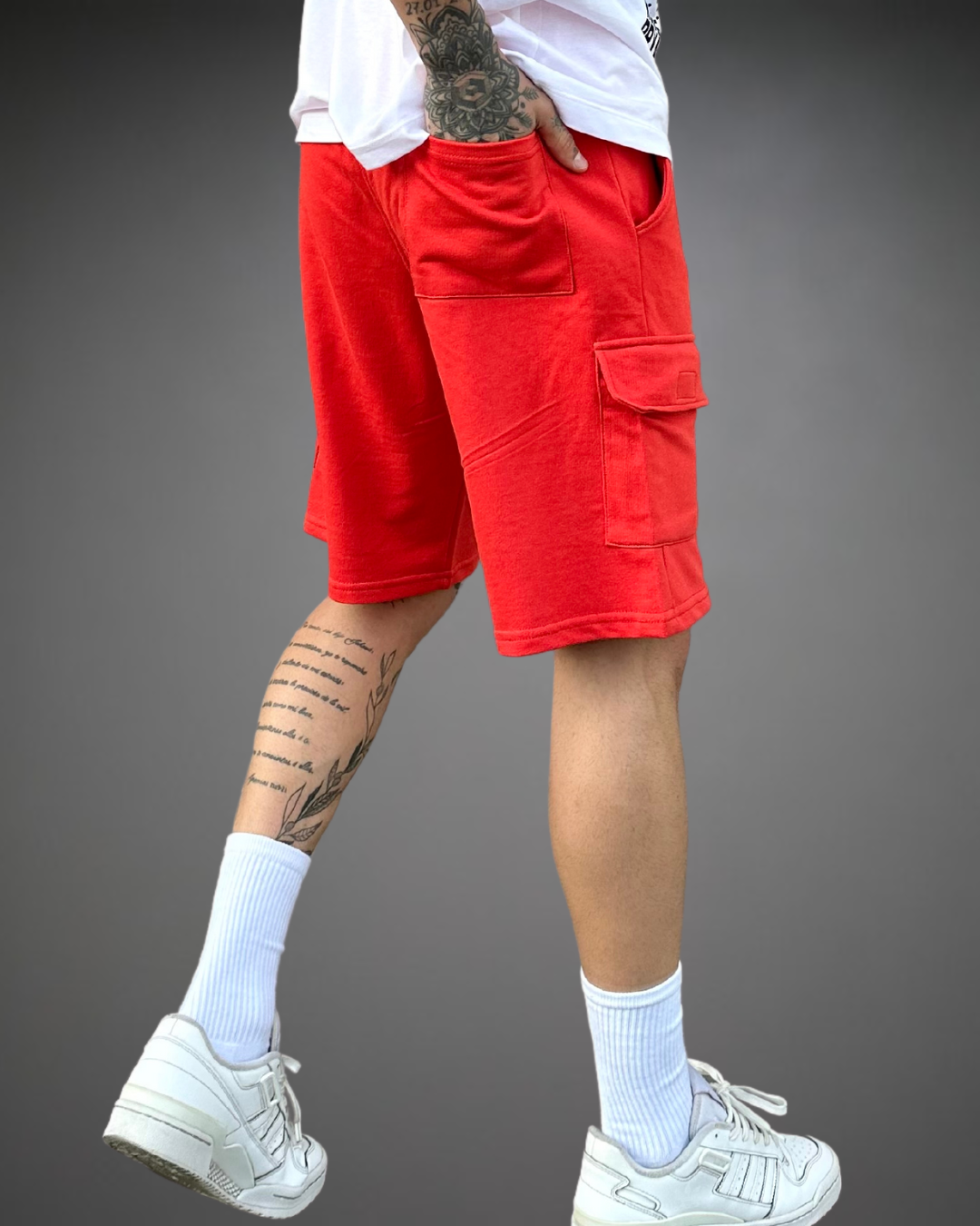 Short CARGO Hombre - Rojo