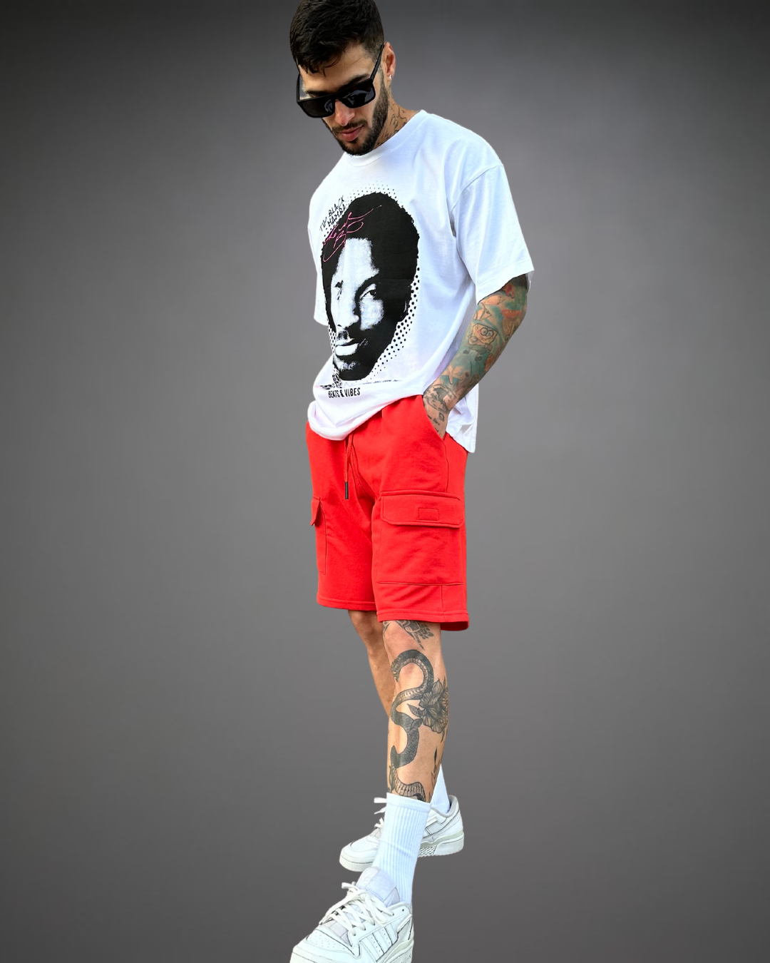 Short CARGO Hombre - Rojo