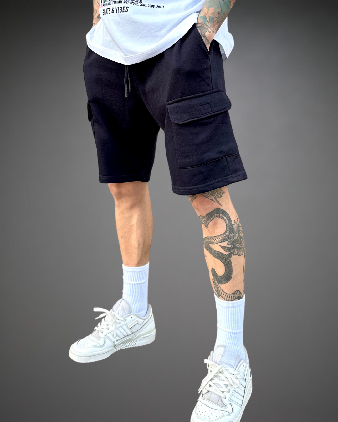 Short azul discount outfit hombre