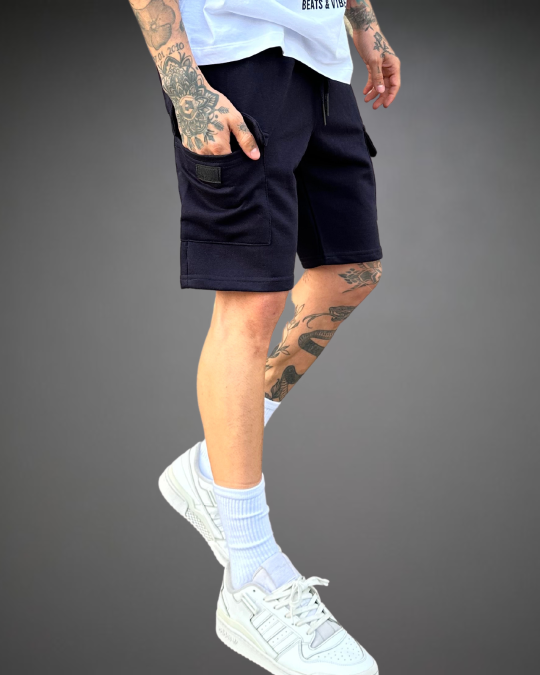 Short CARGO Hombre - Azul Noche