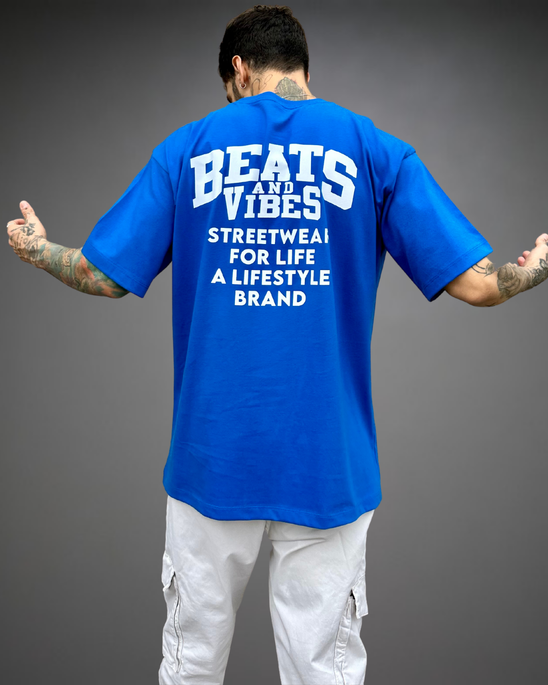 Polo Hombre Oversize B&V For Life - Azul