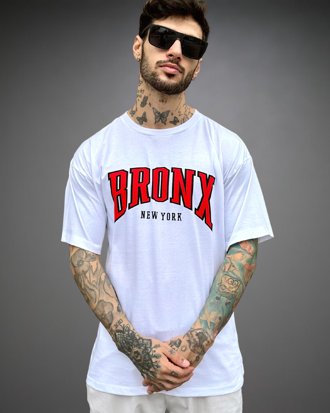 Polo Hombre Oversize BRONX - Blanco