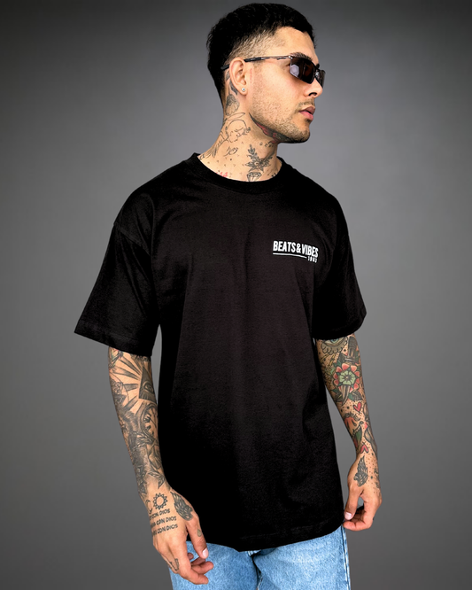 Polo Hombre Oversize Underground - Negro