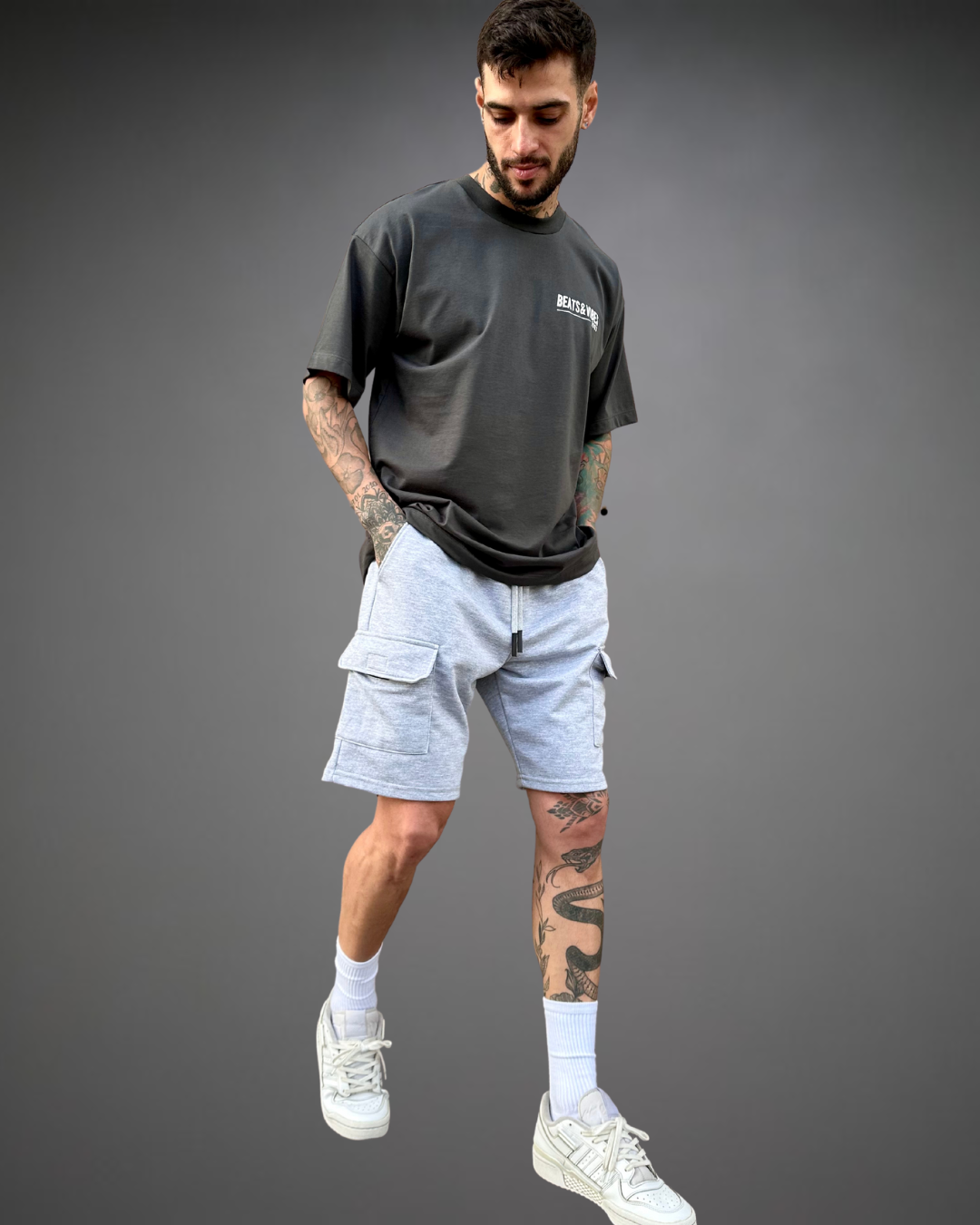 Short CARGO Hombre - Gris