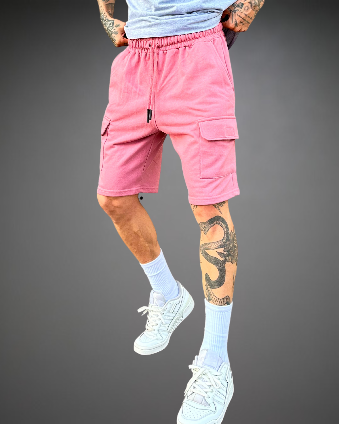 Short CARGO Hombre - Palo Rosa