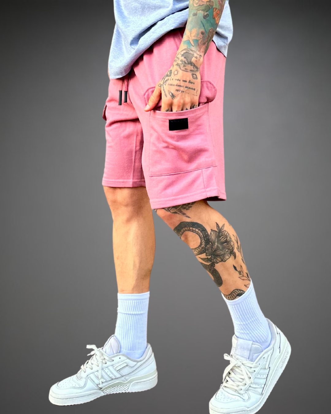 Short CARGO Hombre - Palo Rosa