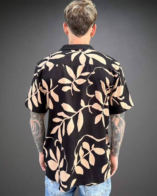 Camisa Hombre Relaxed Summer 24 - Negro