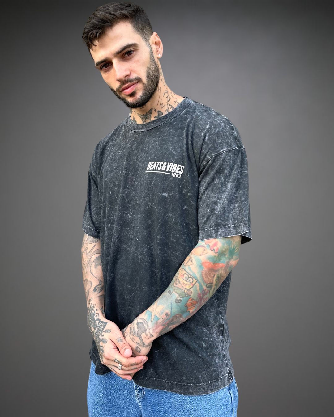 Polo Hombre Regular Focus & Win - Negro