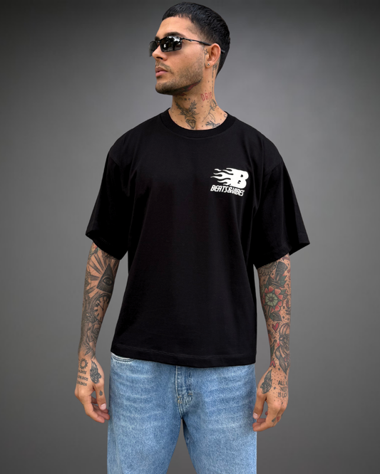 Polo Hombre Boxy Fit F1 Team Beats - Negro