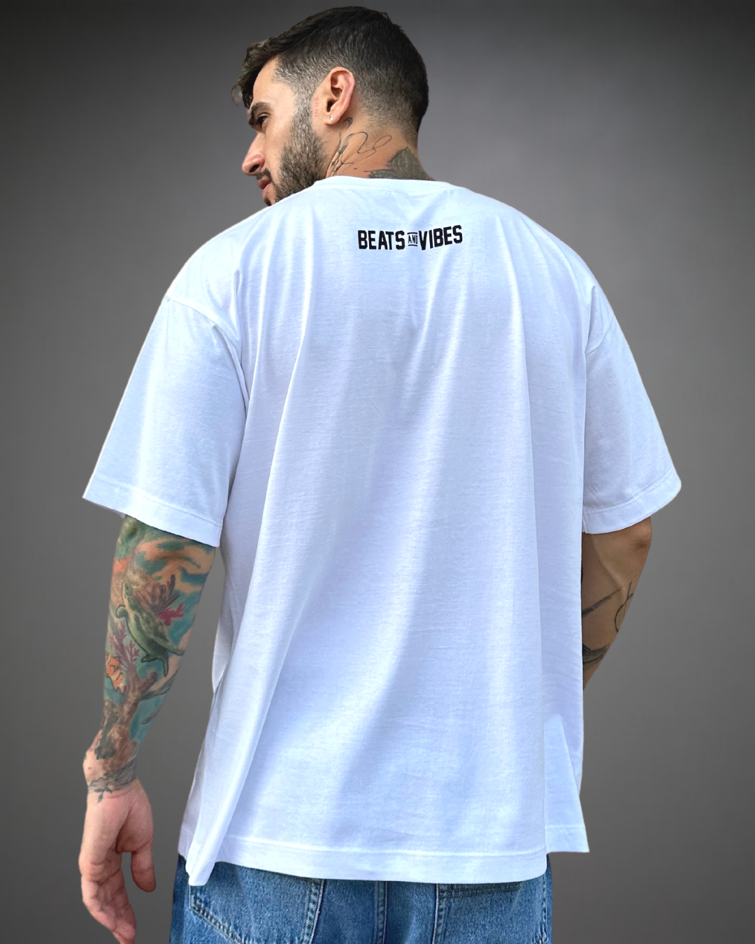 Polo Hombre Oversize Kobe - Blanco
