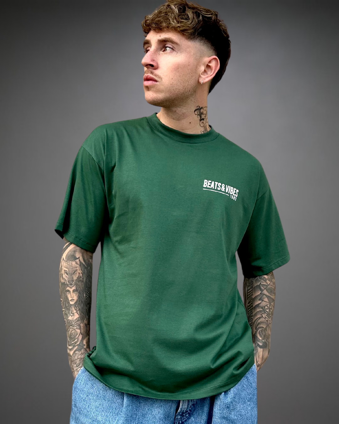 Polo Hombre Oversize Training Dept - Verde