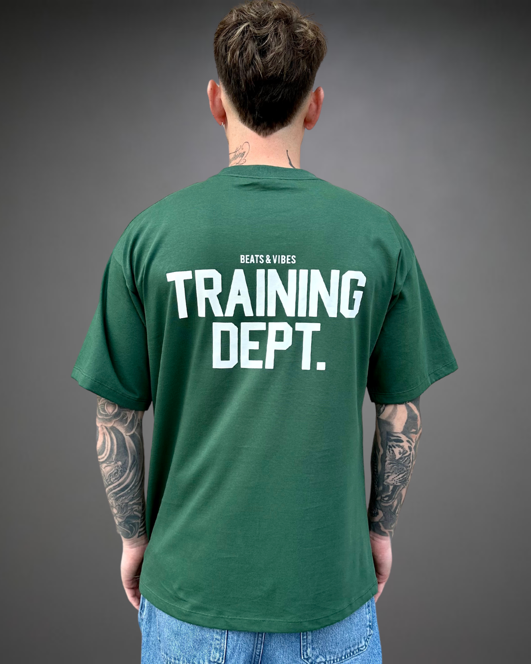 Polo Hombre Oversize Training Dept - Verde