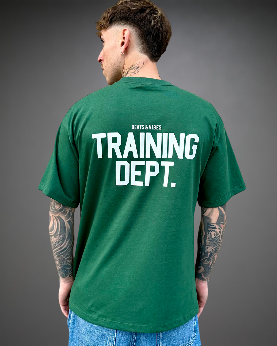 Polo Hombre Oversize Training Dept - Verde