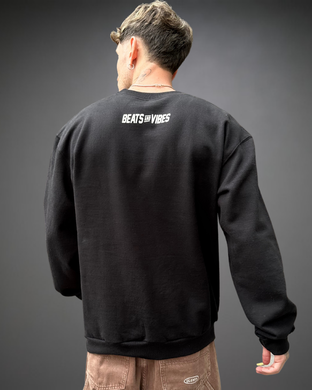 Polera Hombre Oversize Harvard - Negro