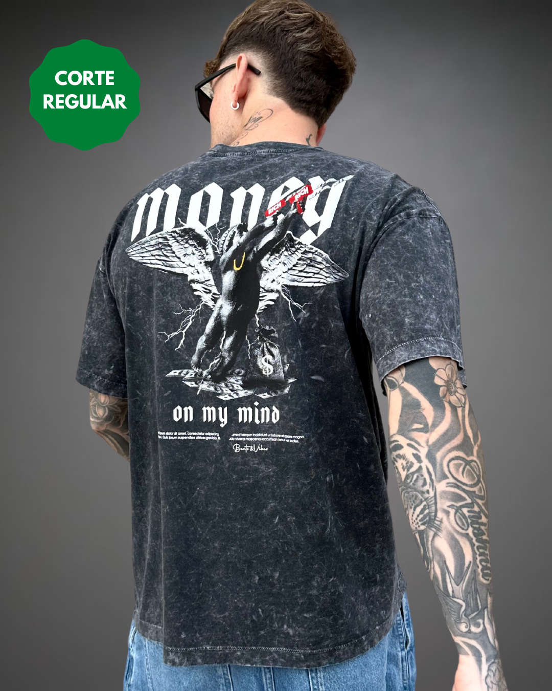 Polo Hombre Reguar Money - Negro