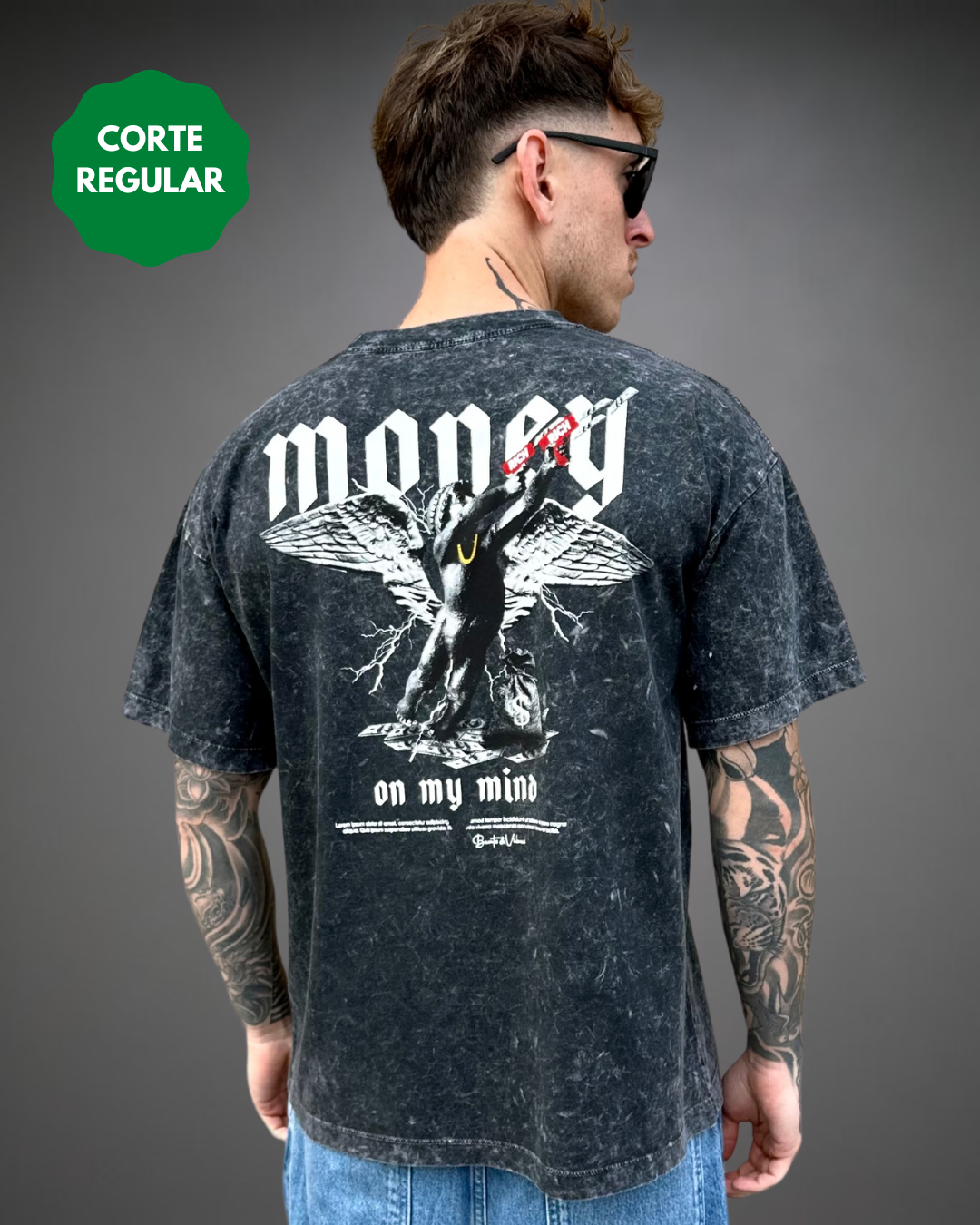 Polo Hombre Reguar Money - Negro