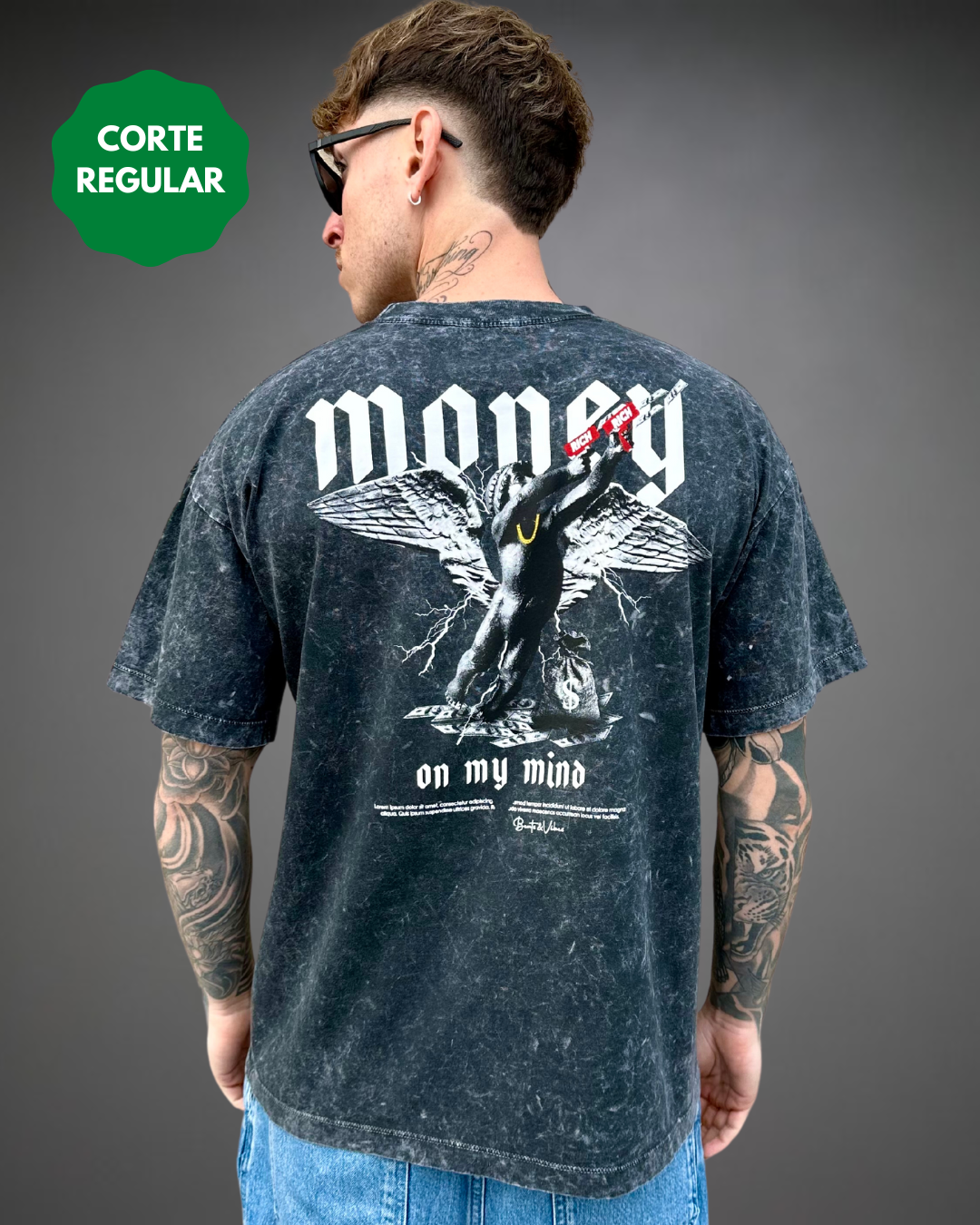 Polo Hombre Reguar Money - Negro