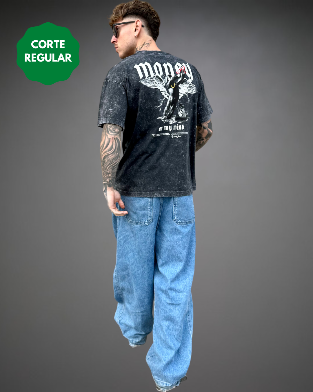 Polo Hombre Reguar Money - Negro