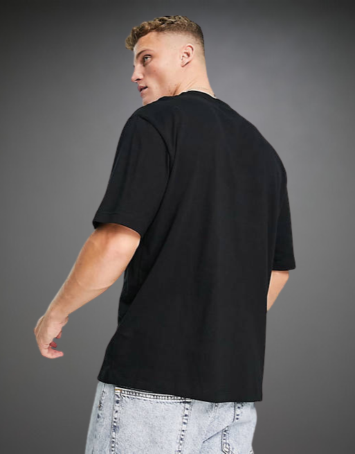 Polo Hombre Oversize - Negro