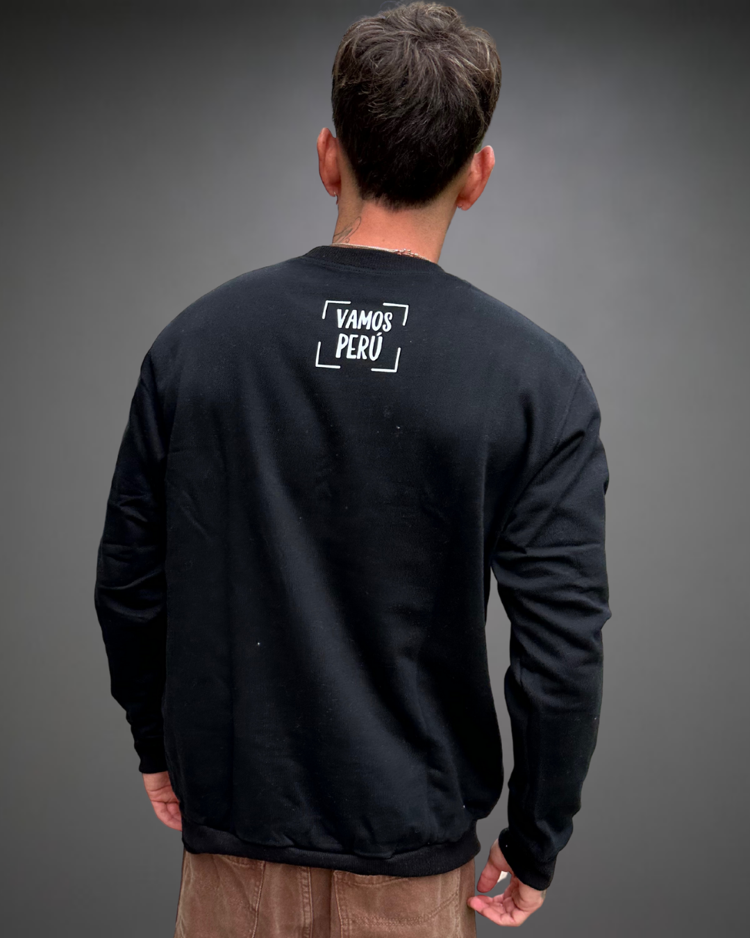 Polera Hombre Vamos Perú | Qatar 2022 - Negro