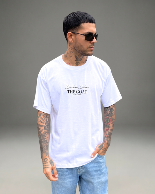 Polo Hombre Oversize ICONS Zizou - Blanco