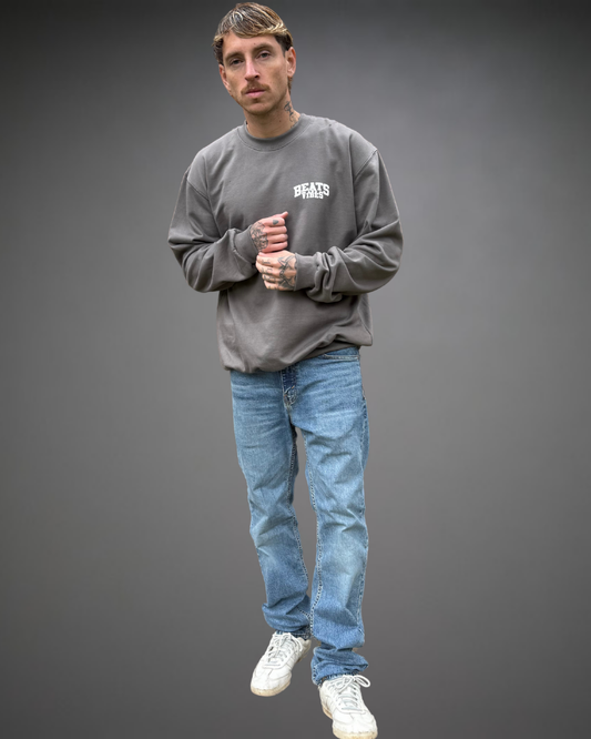 Polera Hombre Oversize ALWAYS BEATS 83 - Plomo