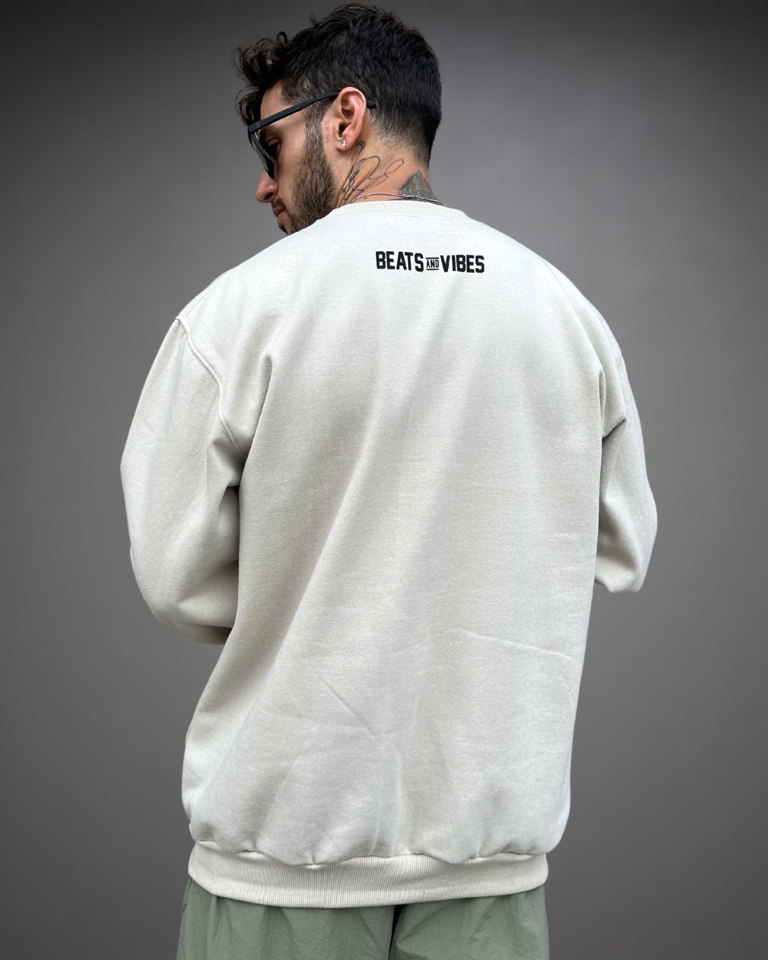 Copia de Polera Hombre Oversize Spike - Arena