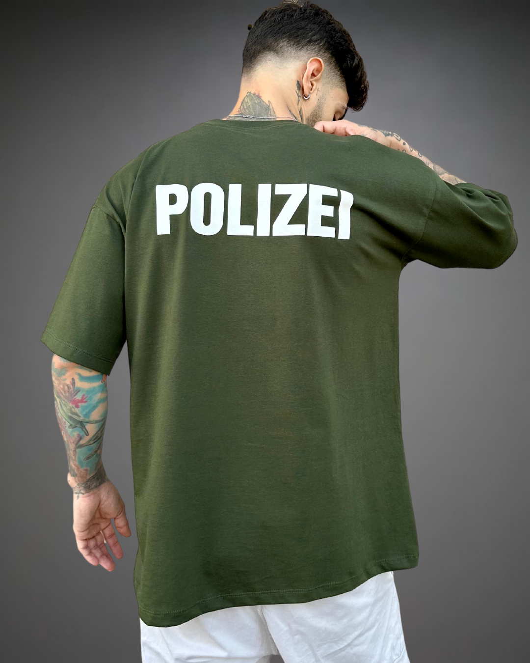 Polo Hombre Oversize Deutsche POLIZEI - Verde 2