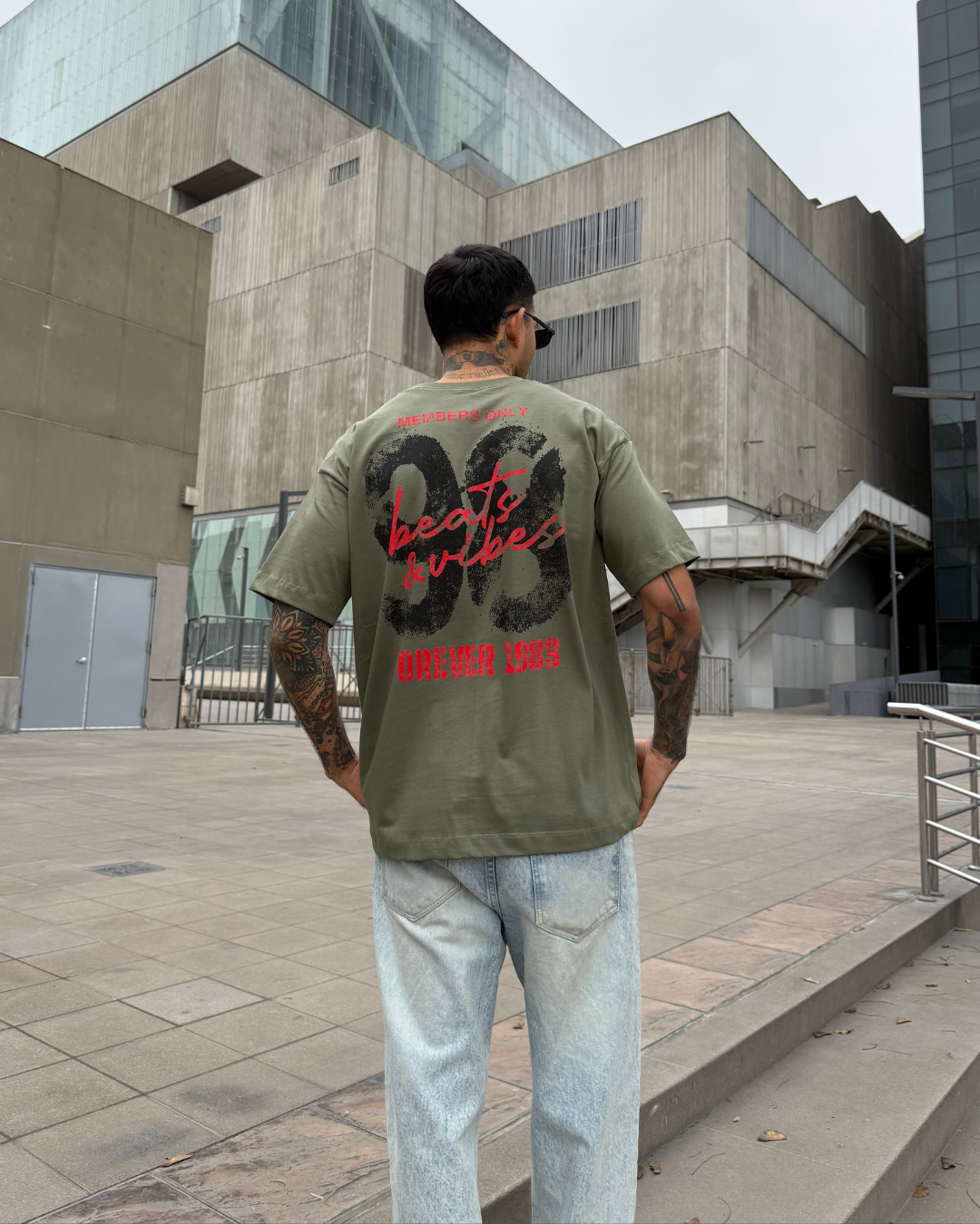 Polo Hombre Oversize Beats 98 - Verde