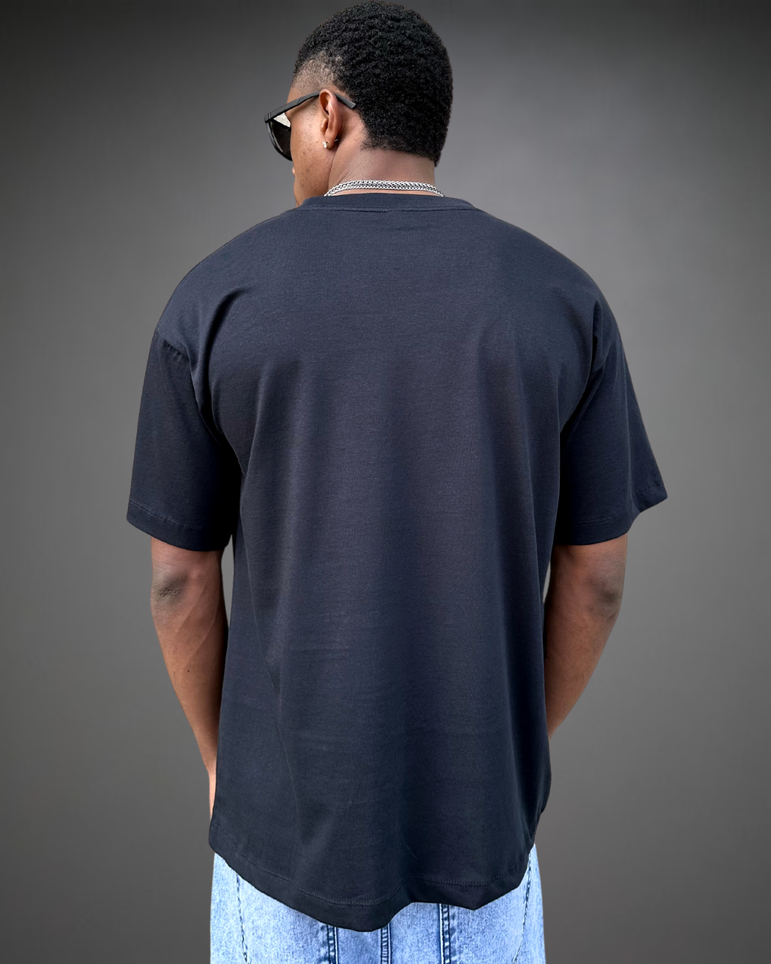 Polo Hombre Oversize - Azul Noche