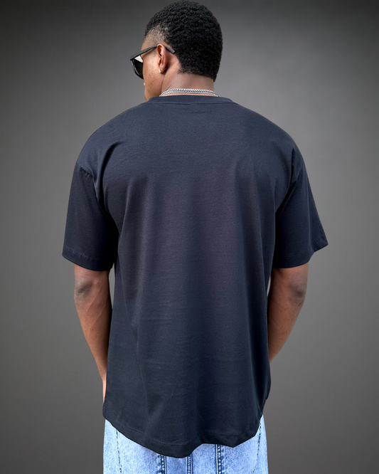 Polo Hombre Oversize - Azul Noche