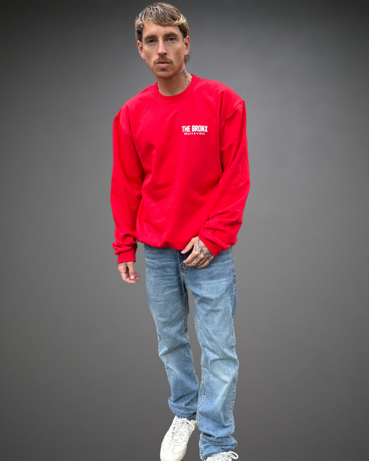 Polera Hombre Oversize The Bronx Beats - Rojo