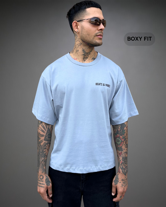 Polo Hombre Boxy Fit Emperator - Gris Plata