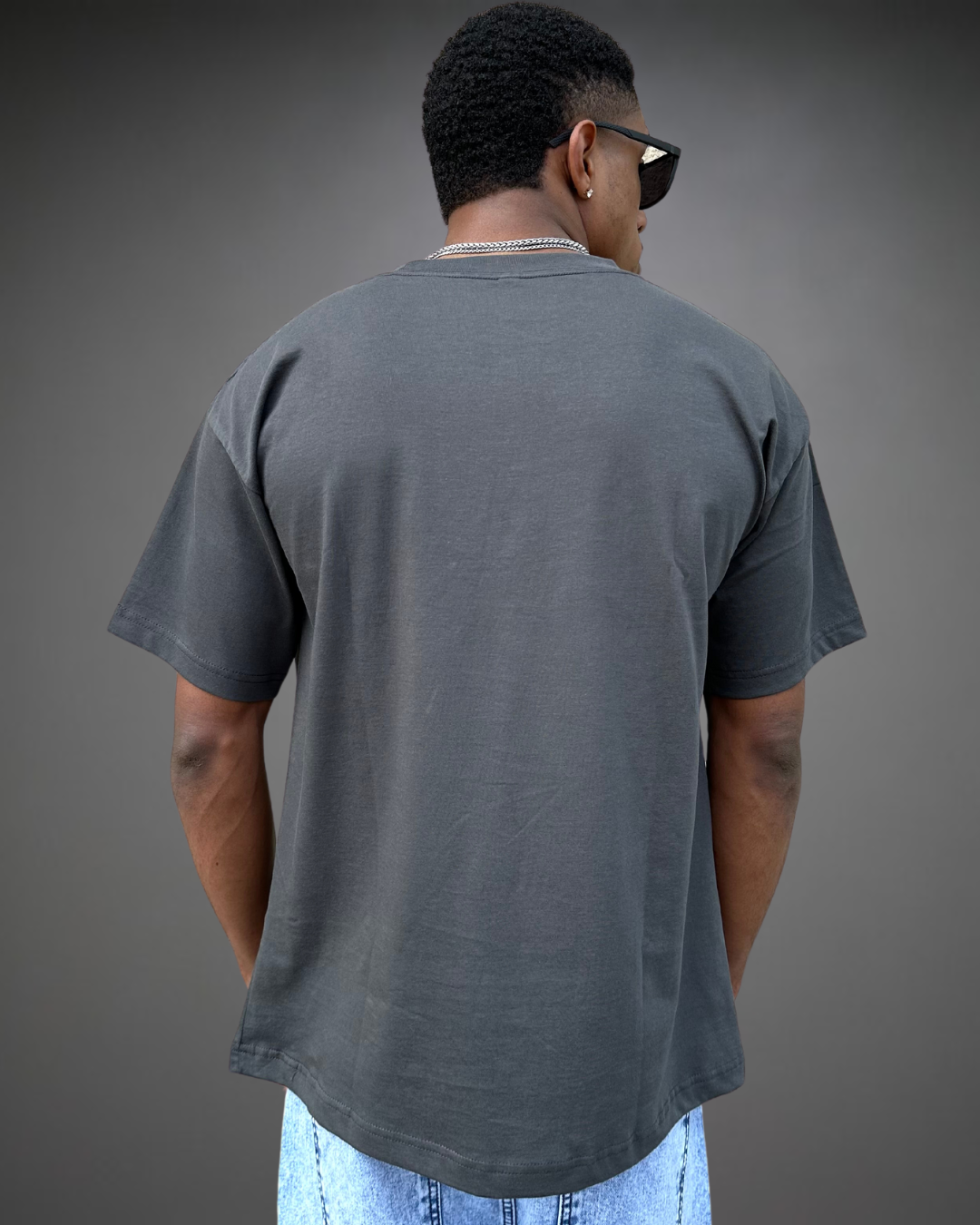 Polo Hombre Oversize - Plomo