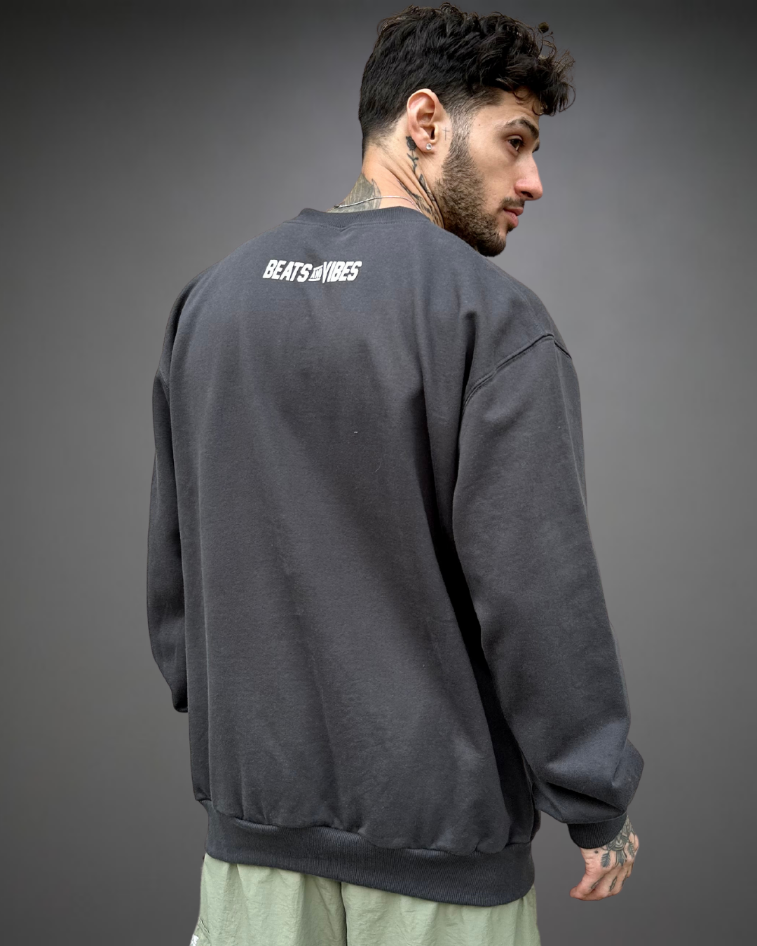 Polera Hombre Oversize BRONX - Plomo