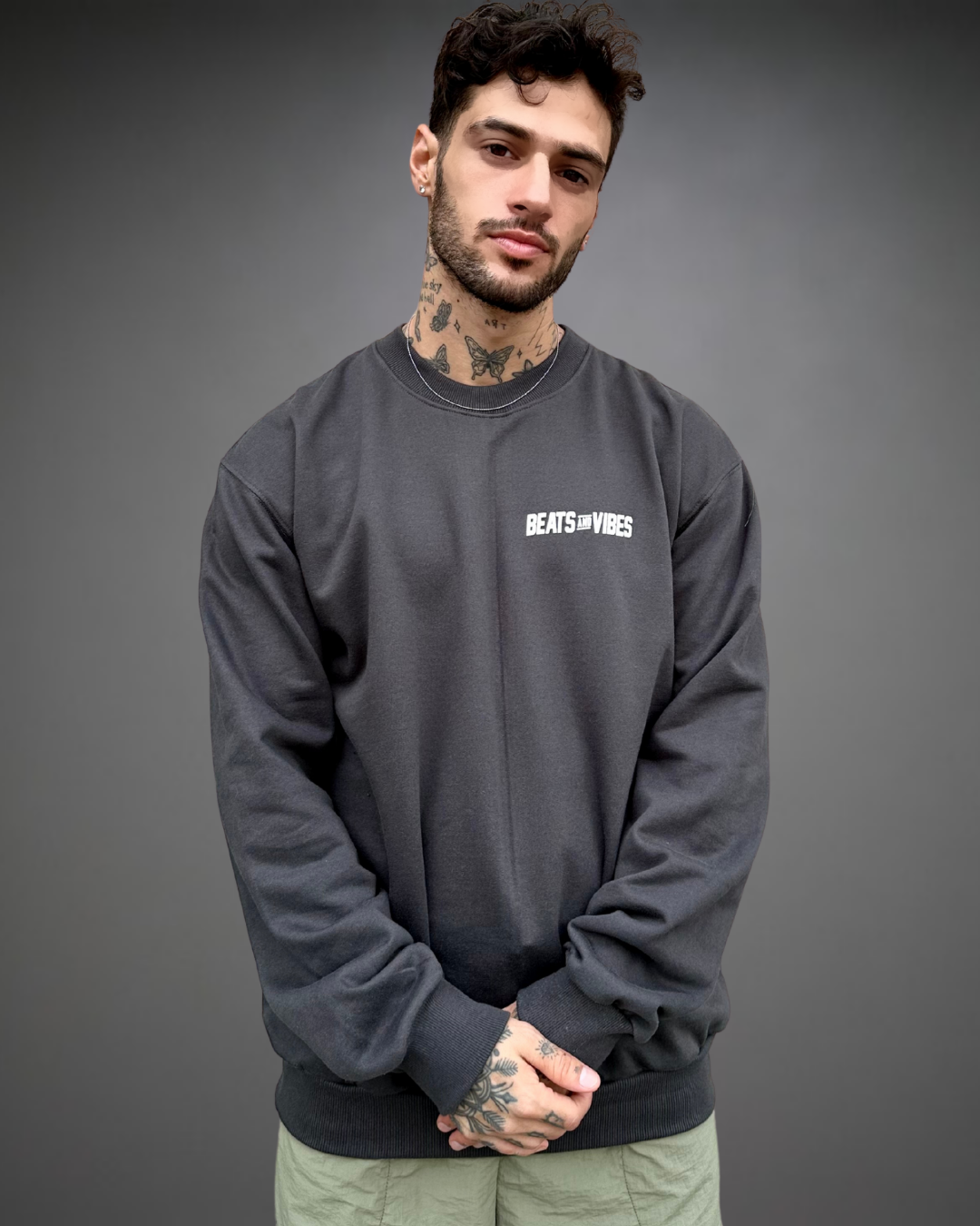 Polera Hombre Oversize New World - Plomo