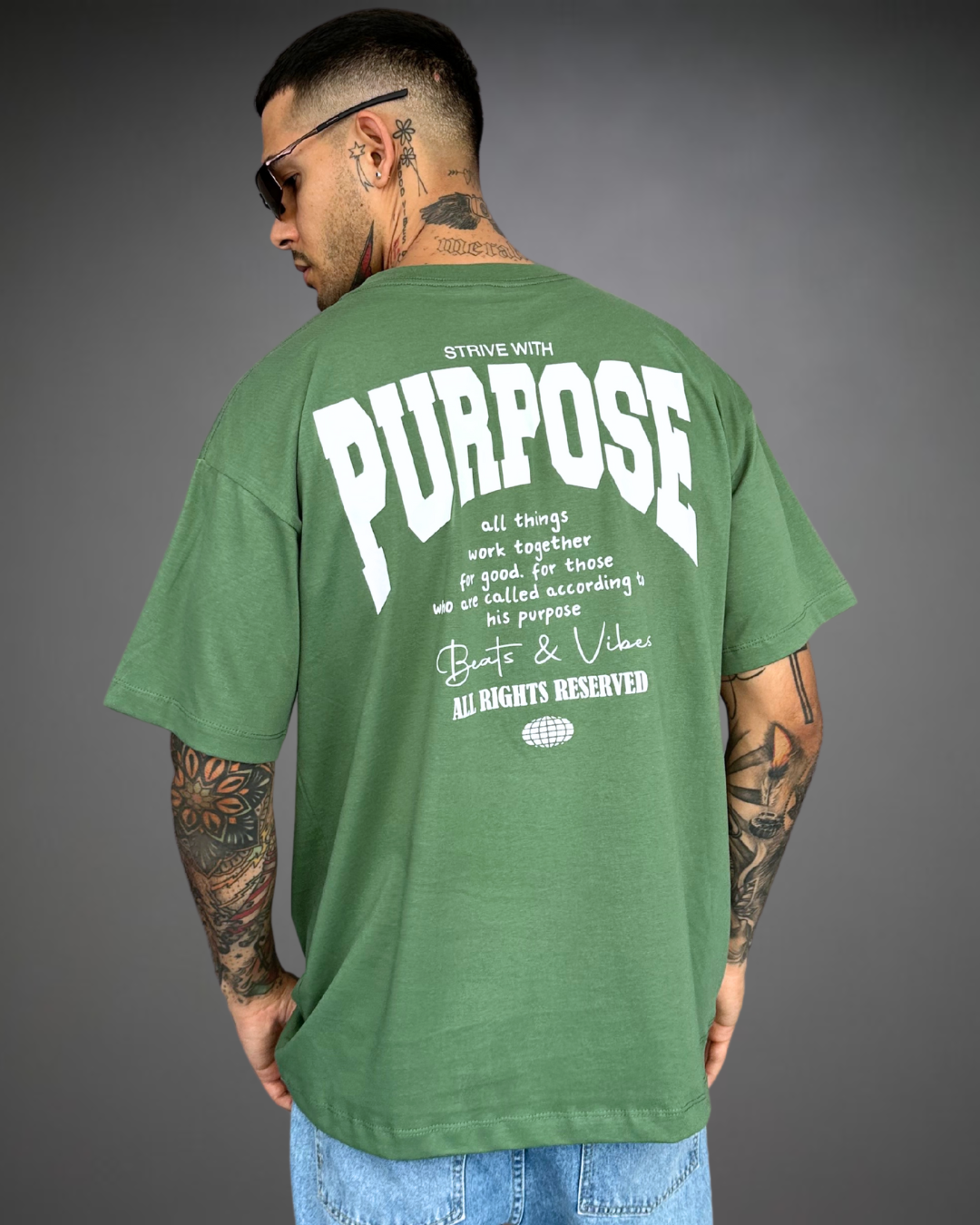 Polo Hombre Oversize Purpose - Verde