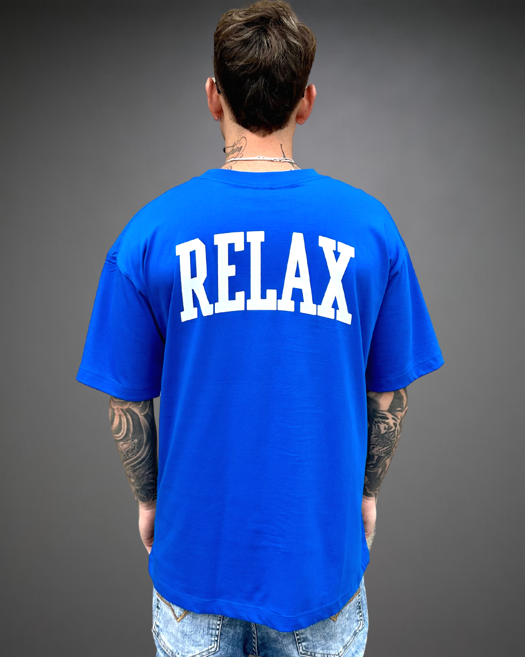 Polo Hombre Oversize RELAX - Azul