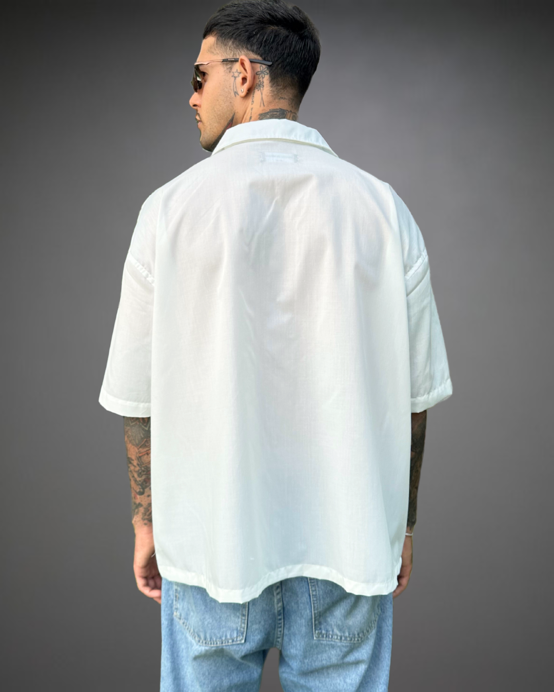 Camisa Hombre Oversize BERLIN - Off White 2