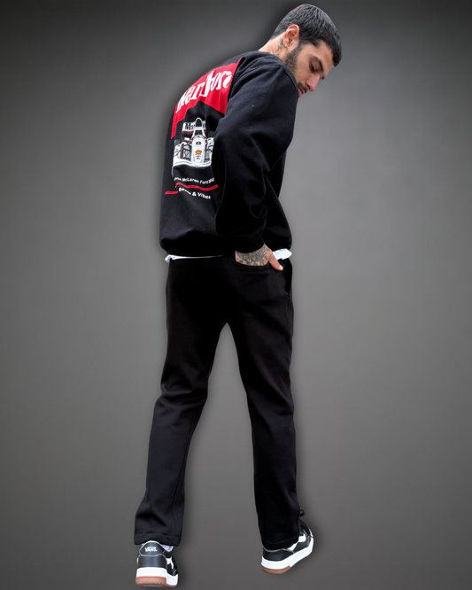 Jogger Recto Hombre Straight Beats 4.0 - Negro