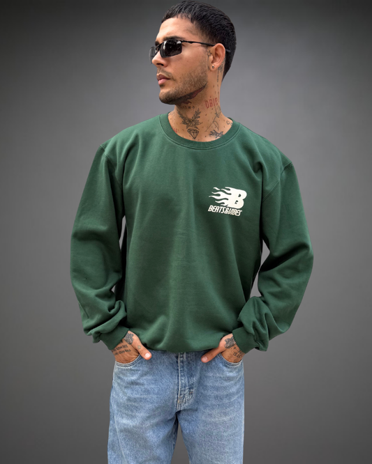 Polera Hombre Oversize F1 Team Beats - Verde