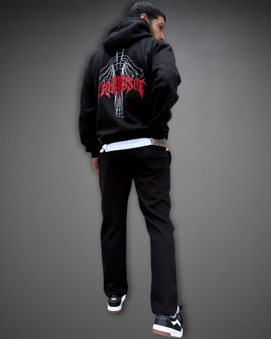 Jogger Recto Hombre Straight Beats Club - Negro