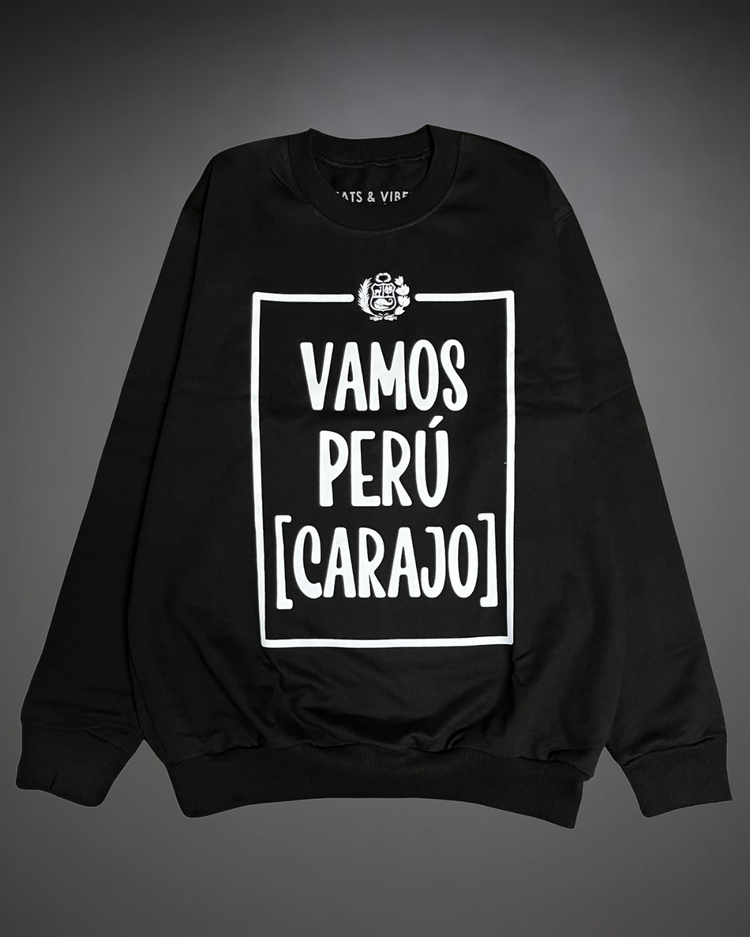 Polera Hombre Vamos Perú | Qatar 2022 - Negro