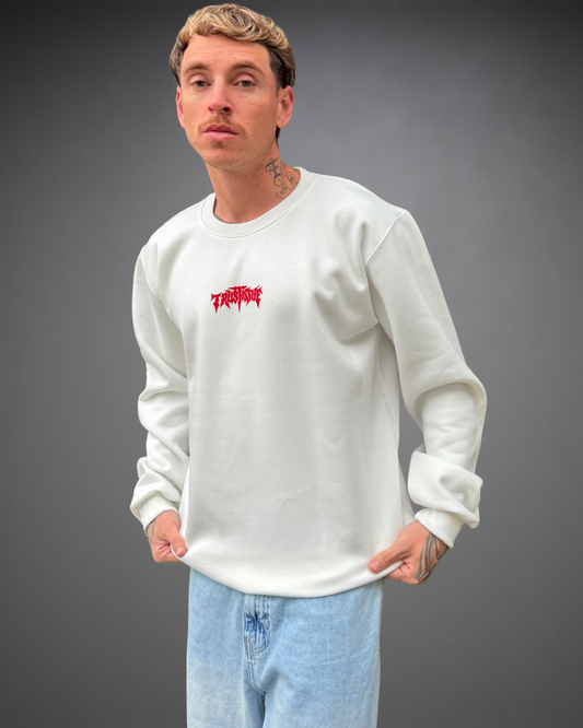 Polera Hombre Oversize Trust Issue - Blanco Hueso