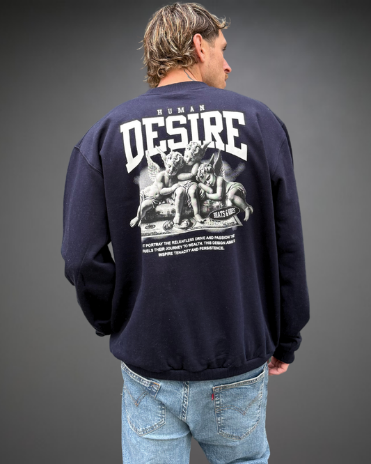 Polera Hombre Oversize DESIRE - Azul