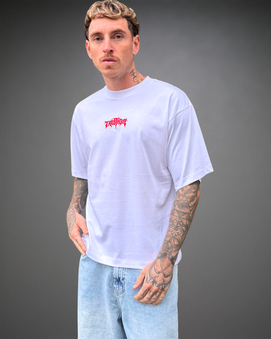 Polo Hombre Boxy Fit Trust Isue - Blanco