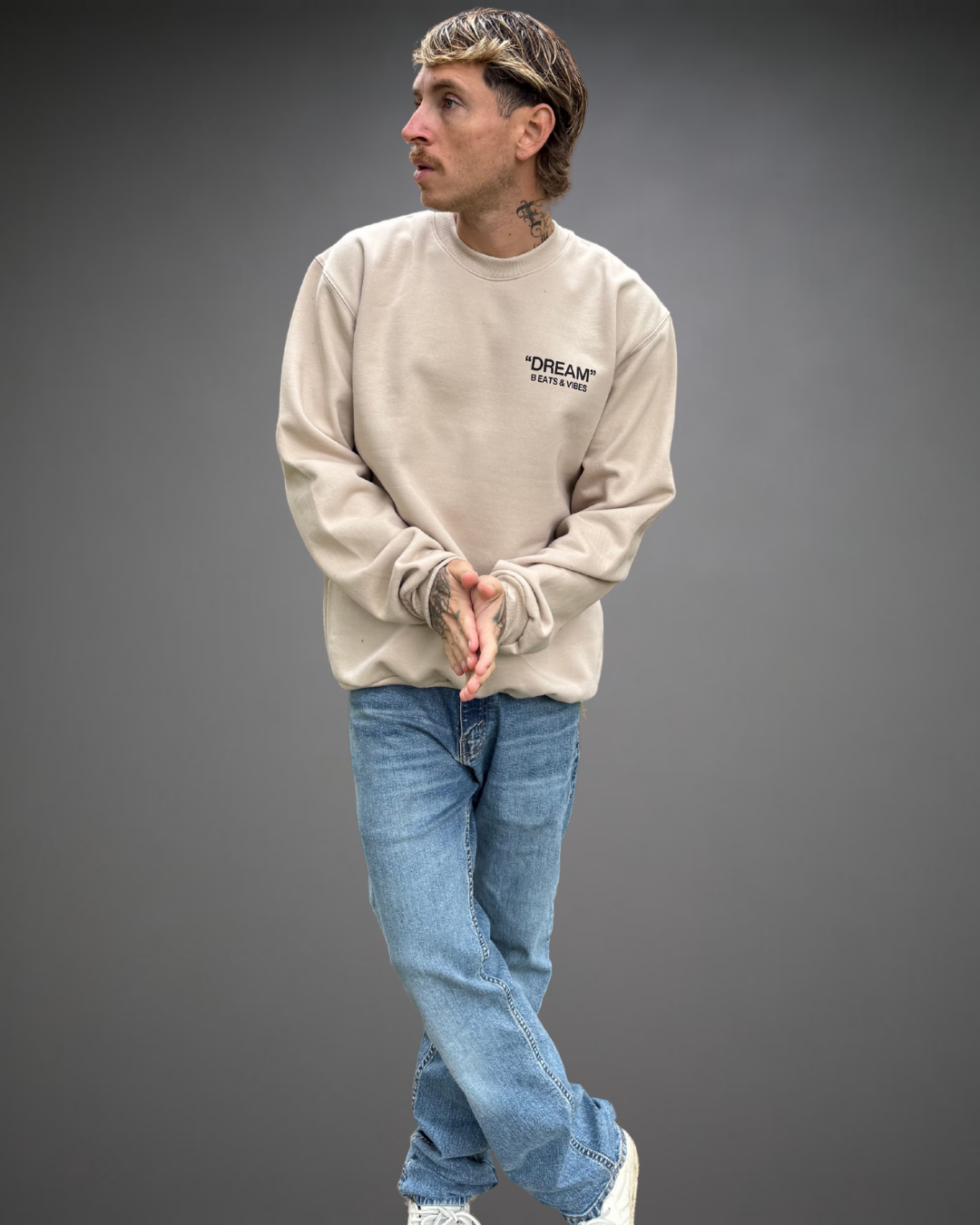 Polera Hombre Oversize DREAM - Arena