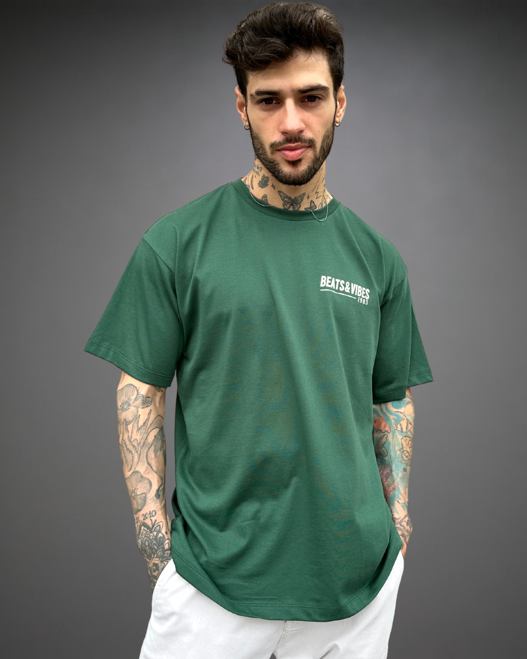 Polo Hombre Oversize Deutsche POLIZEI - Verde